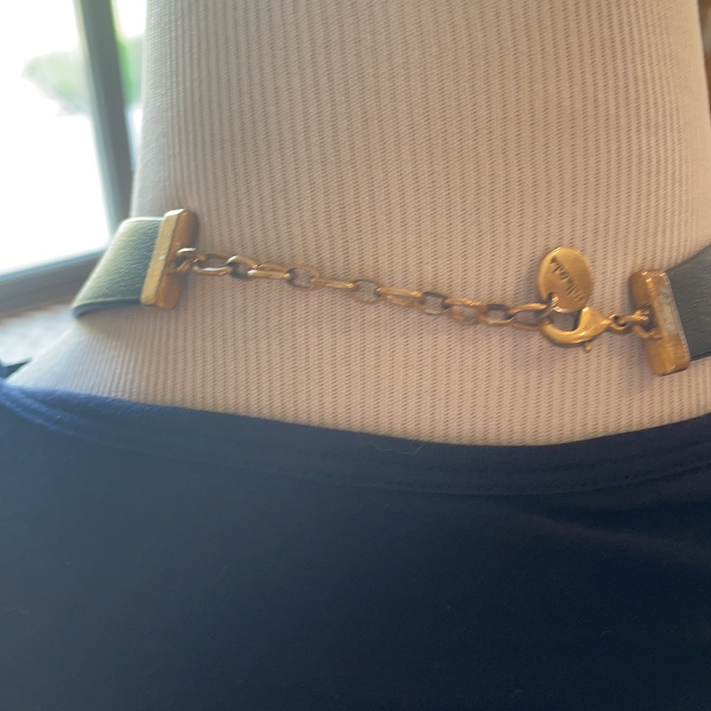 Stella & Dot Natalie Blue Black gold necklace - Picture 5 of 7